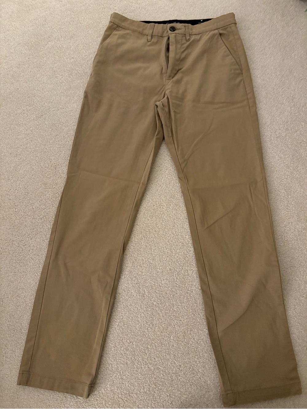 Goodfellow & Co Tan Straight-Leg Chinos